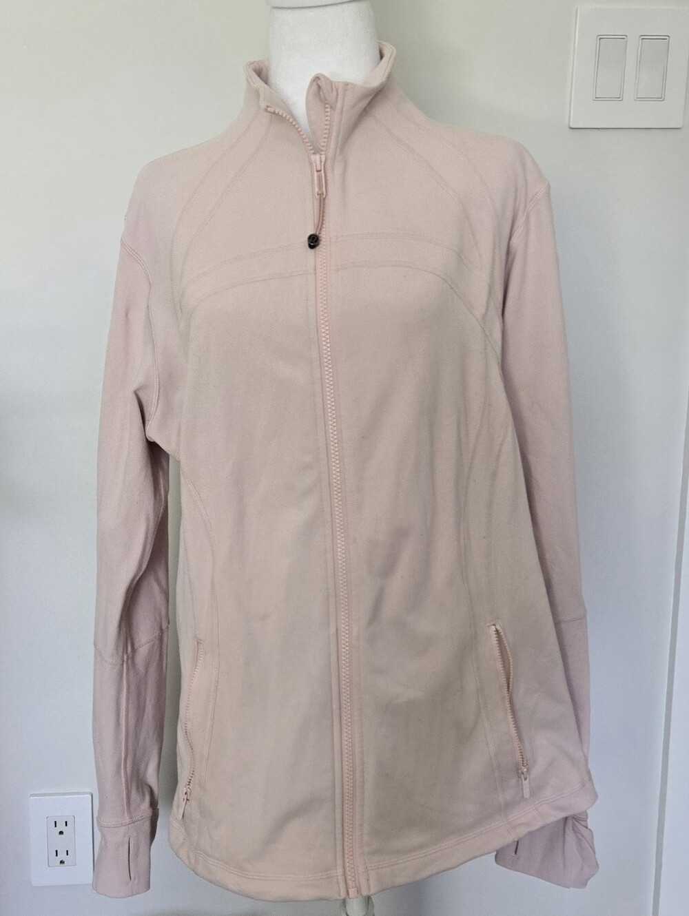 Lululemon Womens Pink Zip Up Define Jacket Size 20